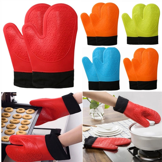 Silicone Oven Mitt With Cotton Lining