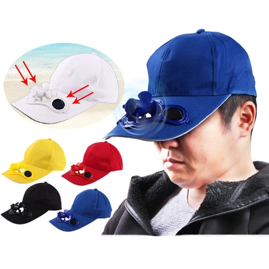 Outdoor Solar Powered Fan Cap