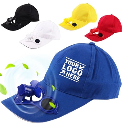 Outdoor Solar Powered Fan Cap