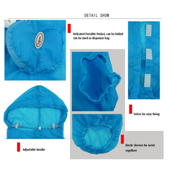 Pet Raincoat With Pocket