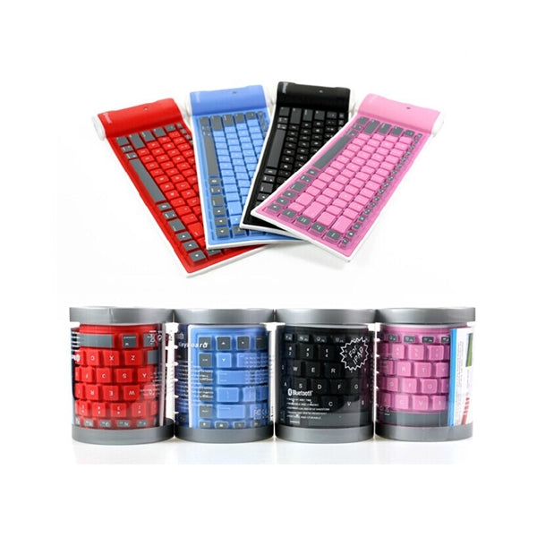 Silicone Folding Wireless Bluetooth Keyboard