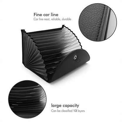 Expanding File Folders PU Leather