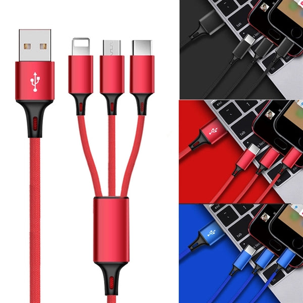 3 in 1 USB Mobile Phone Cable