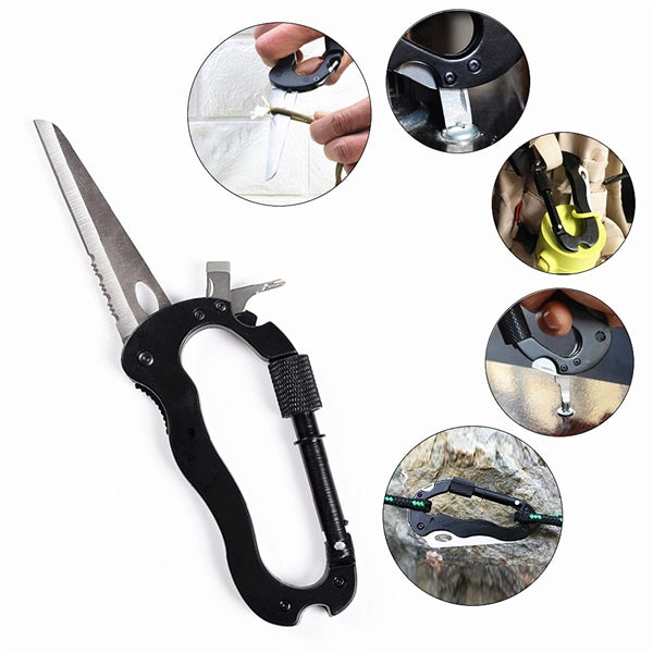 Outdoor Survival Carabiner Knife