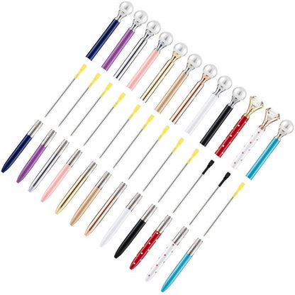 Big Pearl Metal Ballpoint Pen