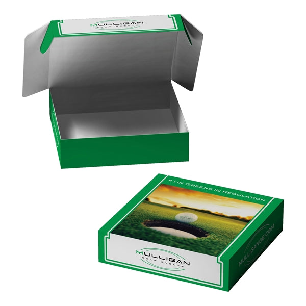 12" X 12" X 3" E-Flute Tuck Box Single Side