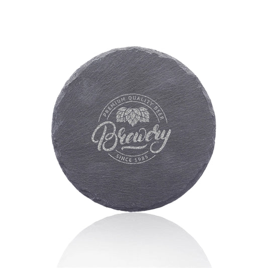 Minack Round Slate Coasters
