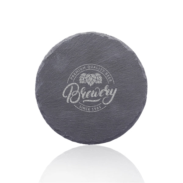 Minack Round Slate Coasters
