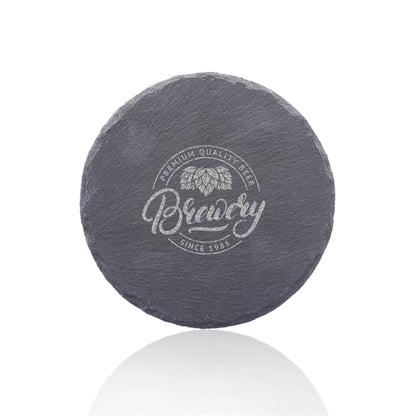 Minack Round Slate Coasters