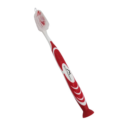 Stand Up Suction Toothbrush With Tongue  Scraper