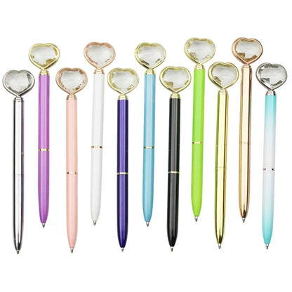 Big Crystal Heart Ballpoint Pen