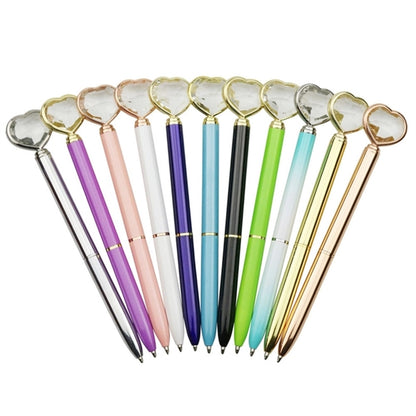Big Crystal Heart Ballpoint Pen