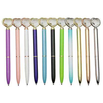 Big Crystal Heart Ballpoint Pen