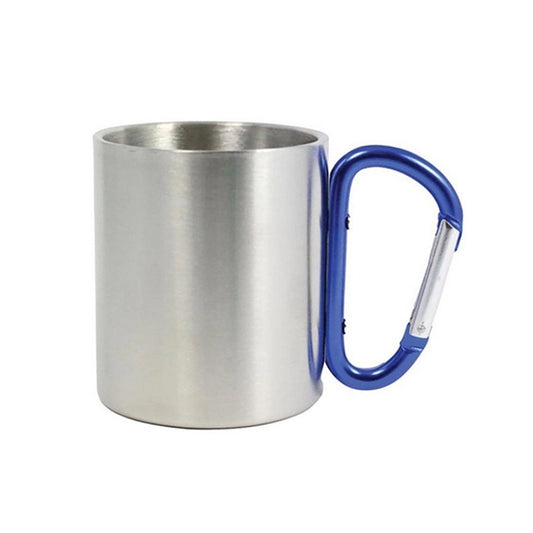 Stainless Steel Carabiner Portable Drinking Cup