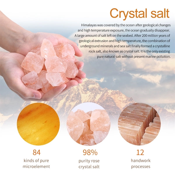 Crystal Light Salt Lamp