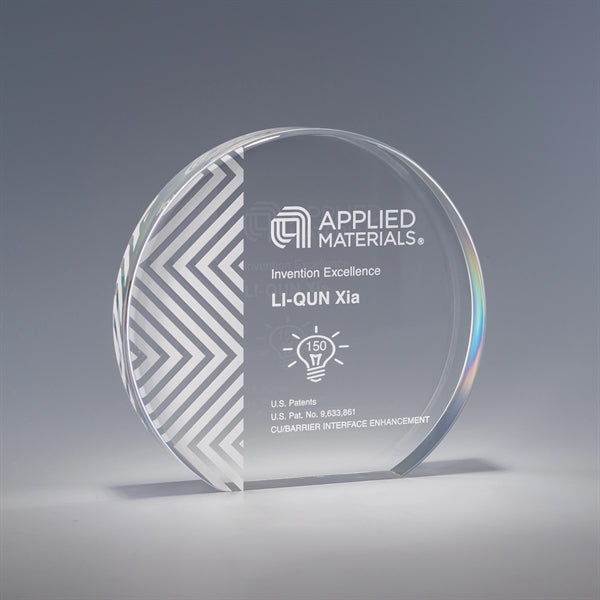Grand Iota Clear Acrylic Award