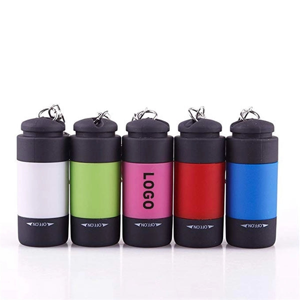 Mini LED Torch Keychain USB Light