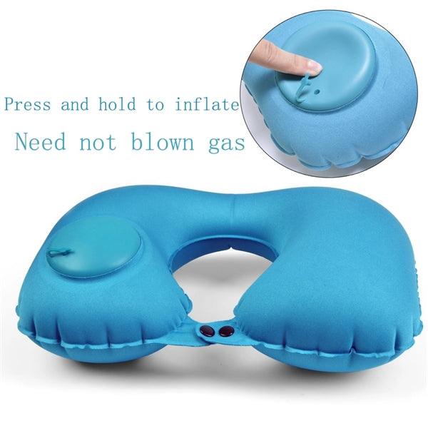 U-Shape Automatic Inflatable Travel Pillow