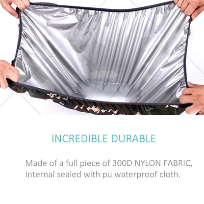 Waterproof reflecting backpack cover
