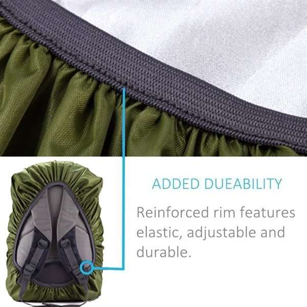 Waterproof reflecting backpack cover