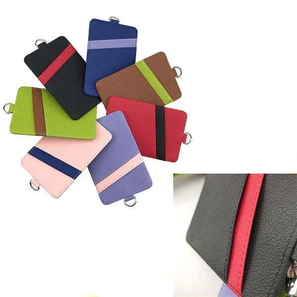 Business Work PU Lanyard Card Set