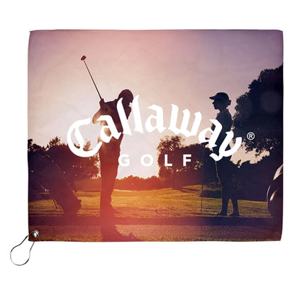 18x15 Sublimated Golf Towel - 200GSM