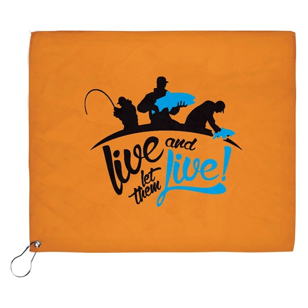 18x15 Sublimated Golf Towel - 200GSM