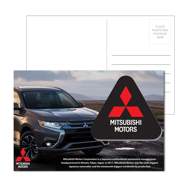 Post Card with Full Color Triangle Coaster