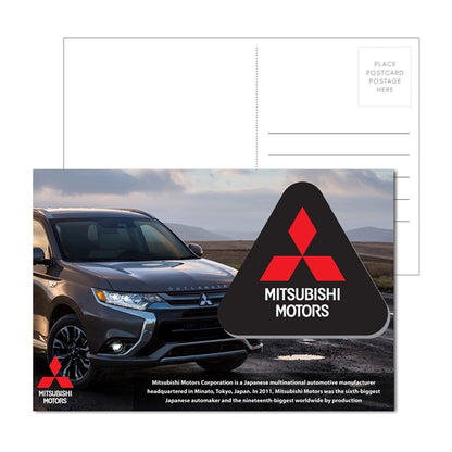 Post Card with Full Color Triangle Coaster