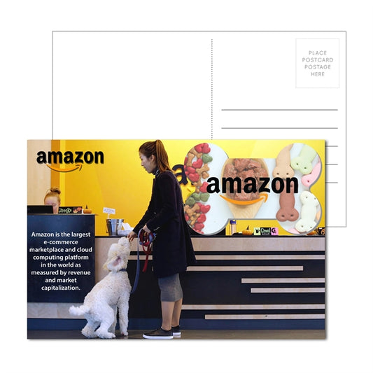 Post Card with Full Color Dog Bone Coaster