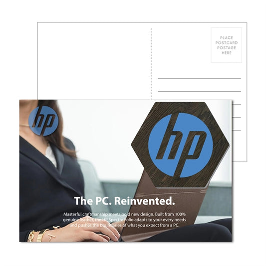 Post Card with Full Color Hexagon Coaster