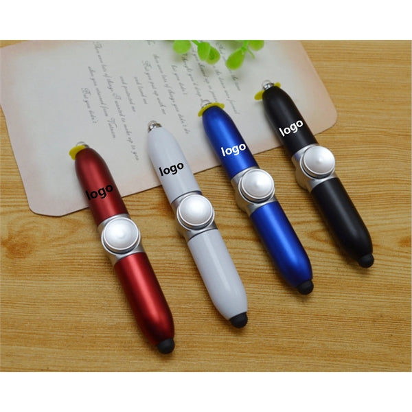 LED Spinner Stress Relief  Fingertip Gyro Ball-Point Pen