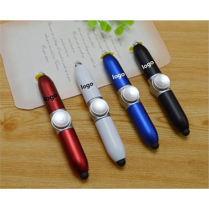 LED Spinner Stress Relief  Fingertip Gyro Ball-Point Pen