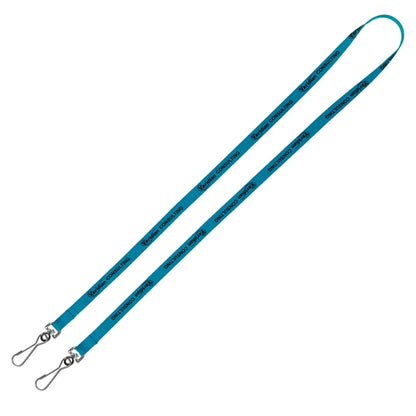Import Air Ship Dual Attachment Silkscreen Polyester Lanyard