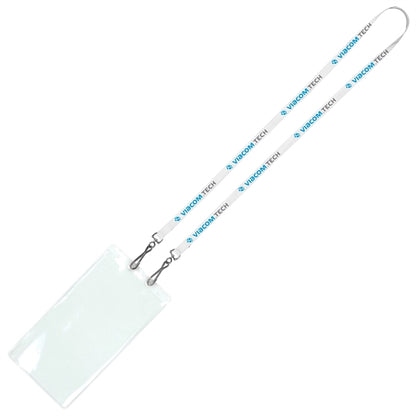 Import Air Ship Dual Attachment Silkscreen Polyester Lanyard