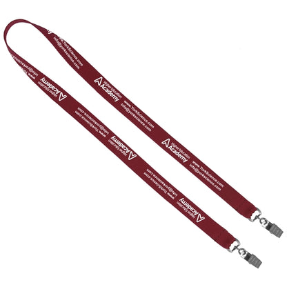 Import Air Ship Dual Attachment Silkscreen Polyester Lanyard