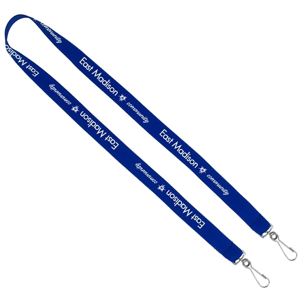 Import Air Ship Dual Attachment Silkscreen Polyester Lanyard