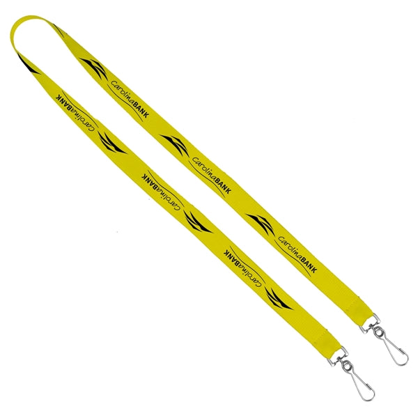 Import Air Ship Dual Attachment Silkscreen Polyester Lanyard