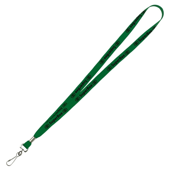 1/2" Import Air Ship Supersoft Polyester Silkscreen Lanyard