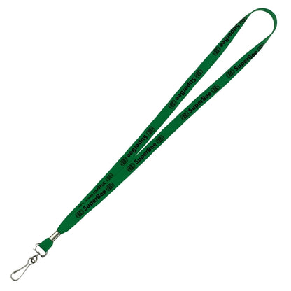 1/2" Import Air Ship Supersoft Polyester Silkscreen Lanyard