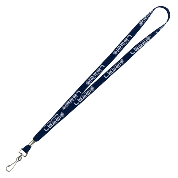 1/2" Import Air Ship Supersoft Polyester Silkscreen Lanyard