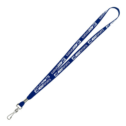 1/2" Import Air Ship Supersoft Polyester Silkscreen Lanyard