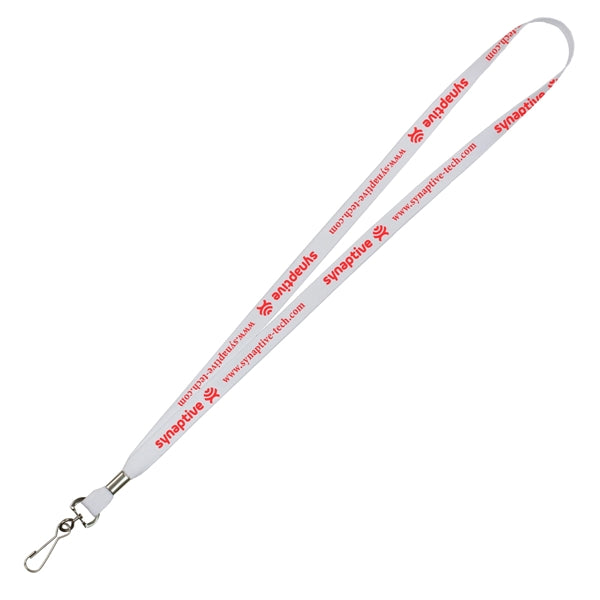 1/2" Import Air Ship Supersoft Polyester Silkscreen Lanyard