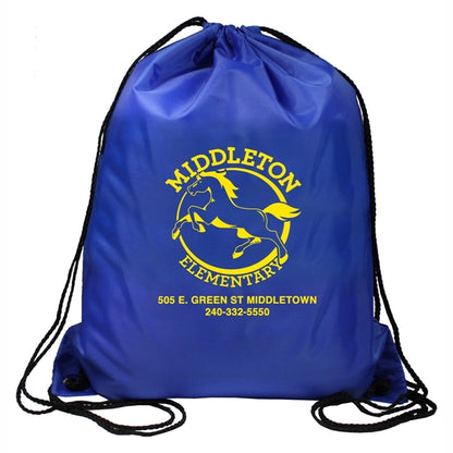 Ventoux 210D Polyester Drawstring Cinch Pack Backpack