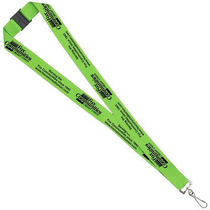 1" Import Air Ship Silkscreen Lanyard