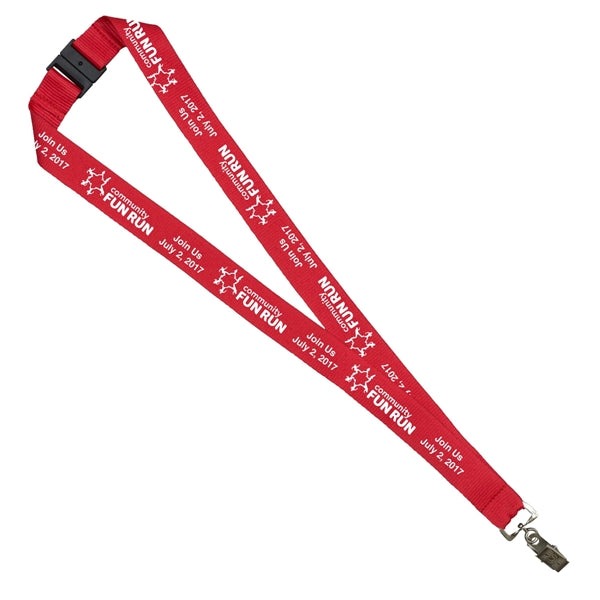 1" Import Air Ship Silkscreen Lanyard