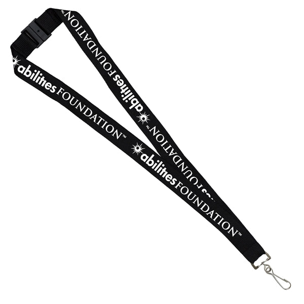 1" Overseas Silkscreen Lanyard