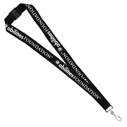 1" Overseas Silkscreen Lanyard