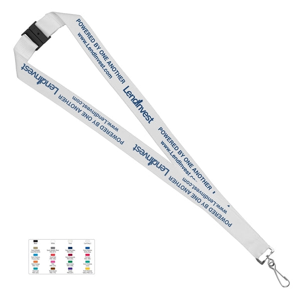 1" Import Air Ship Silkscreen Lanyard