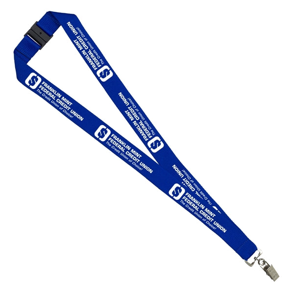 1" Overseas Silkscreen Lanyard